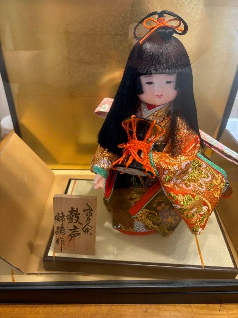 市松人形 着物 古布縮緬 10号青紫 【公式通販】